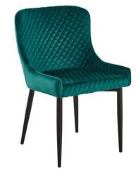 Krzesło velvet  MC-15  zielone