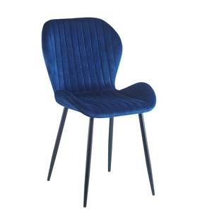Krzesło K1-FX  velvet niebieskie