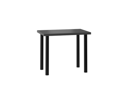 Stół S-01 antracyt / nogi czarny mat  60x90 cm