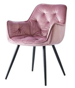 Krzesło velvet  HF-058  różowe