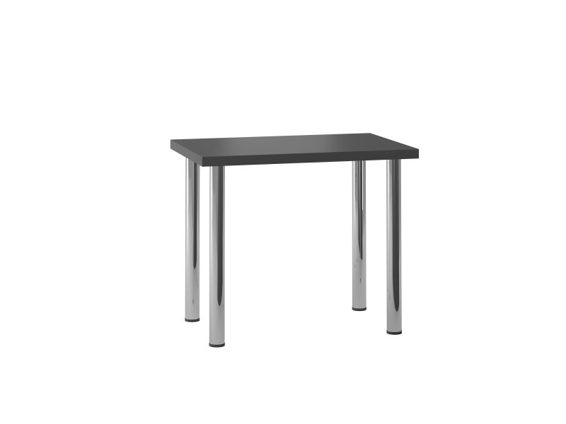 Stół S-01   (antracyt / chrom) 60x90