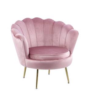 Fotel velvet  LC-032-1 (różowy)