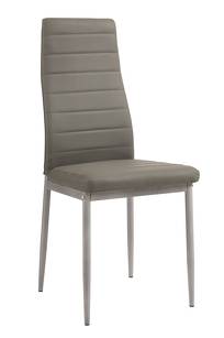 Krzesło velvet  F261-3-KD  szare