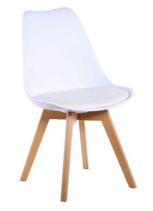 Krzesło velvet  PC-010  białe